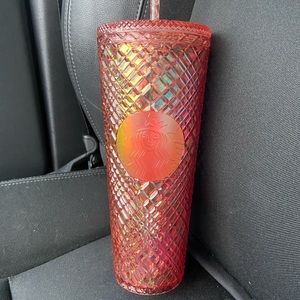 Starbucks cold cup tumbler pink